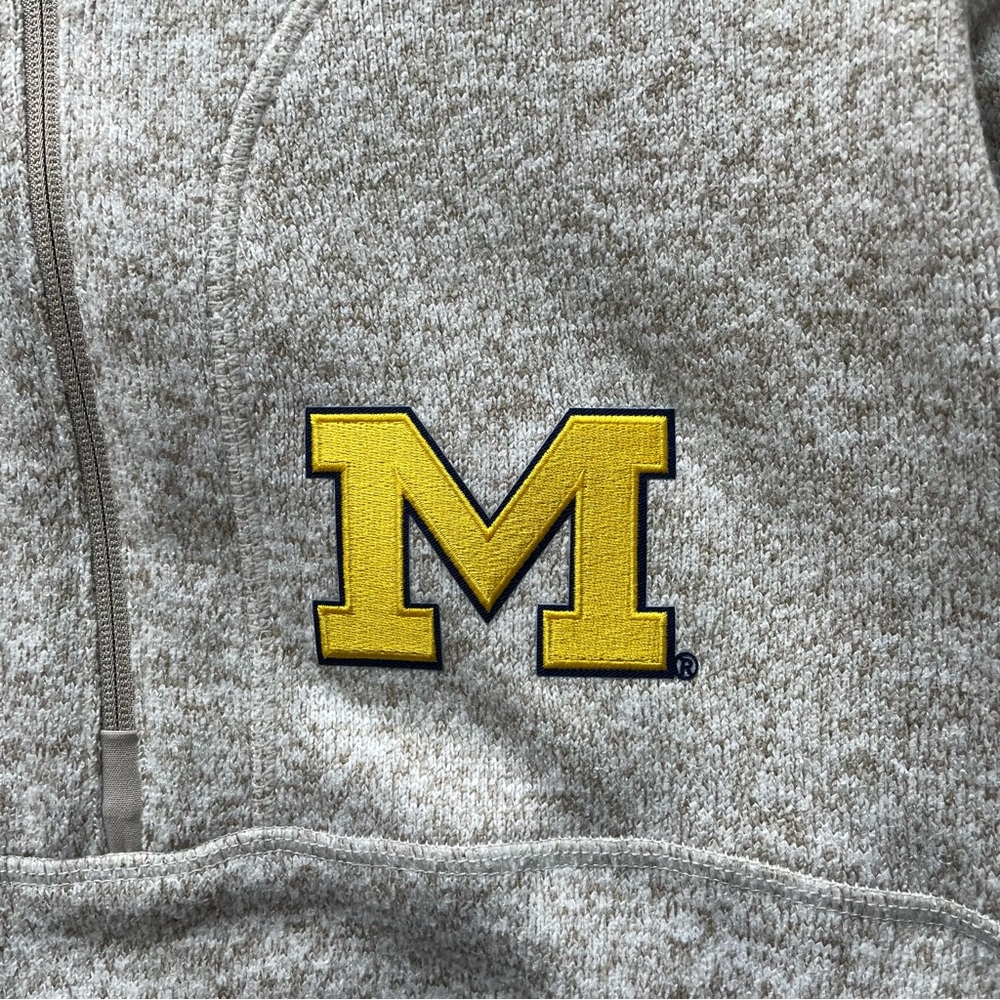 Antigua University of Michigan 1/4 Zip Men's Large NWT - Picture 4 of 8